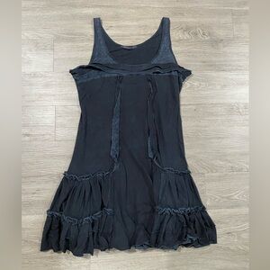 Rare MARITHE FRANCOIS GIRBAUD Y2K 2000's Layered Dress Sleeveless Ruffle Dress